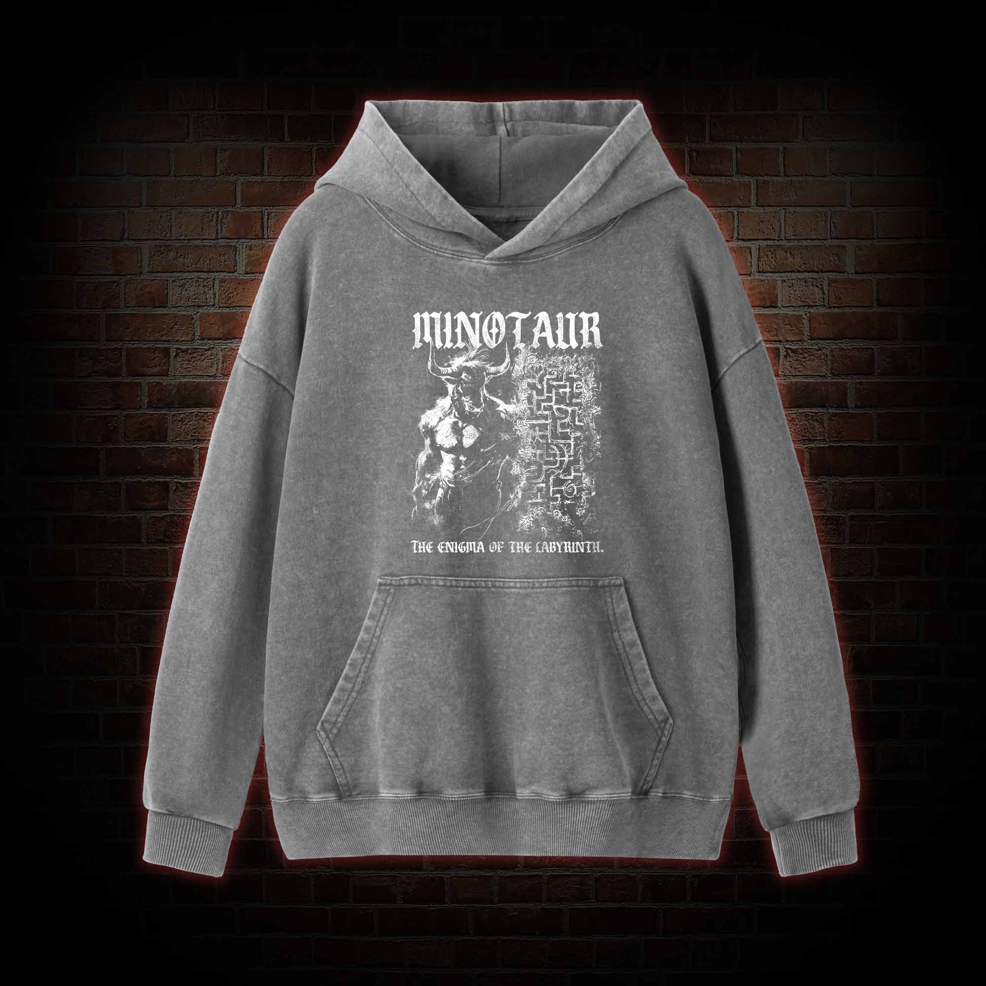 Minotaur Washed Hoodie