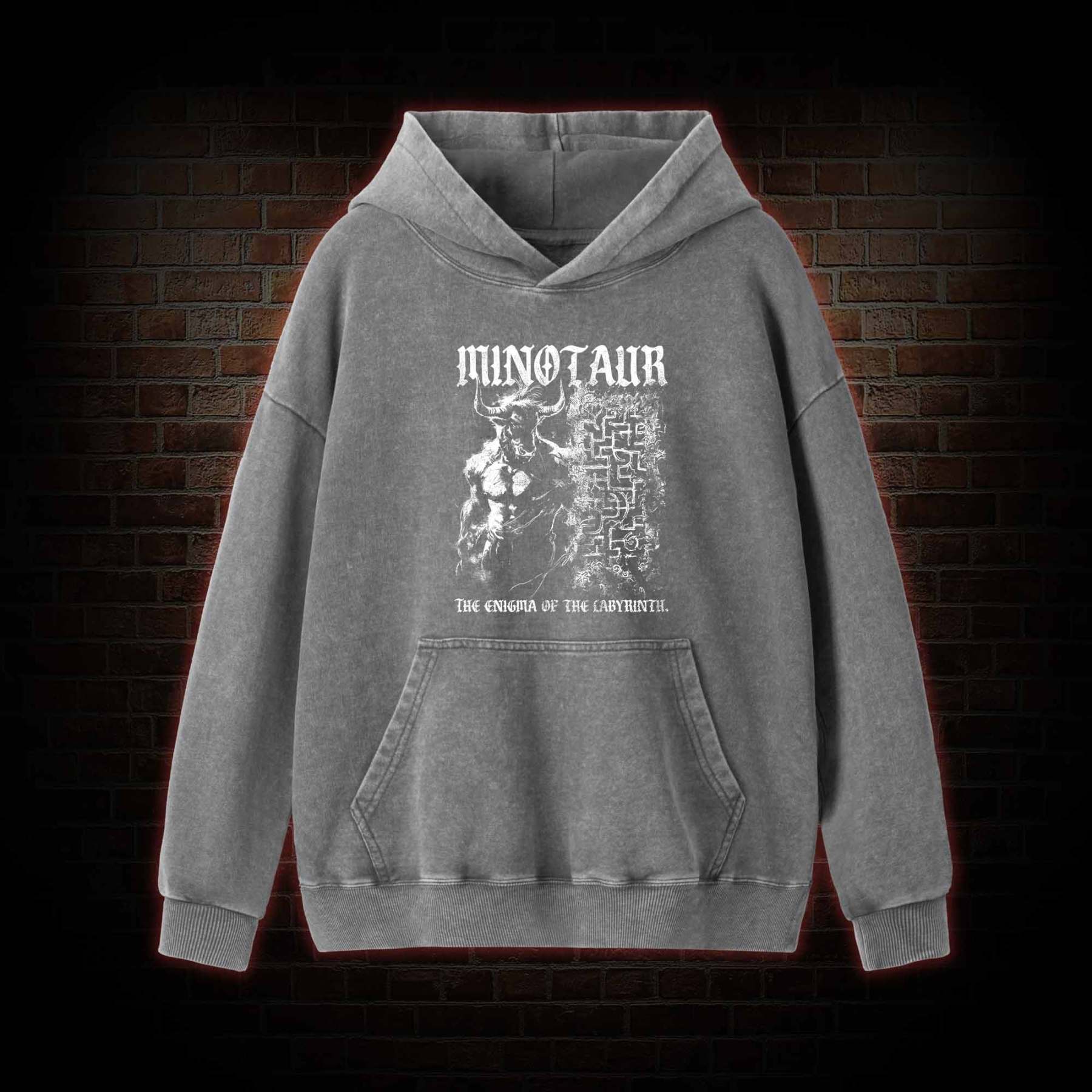 Minotaur Washed Hoodie