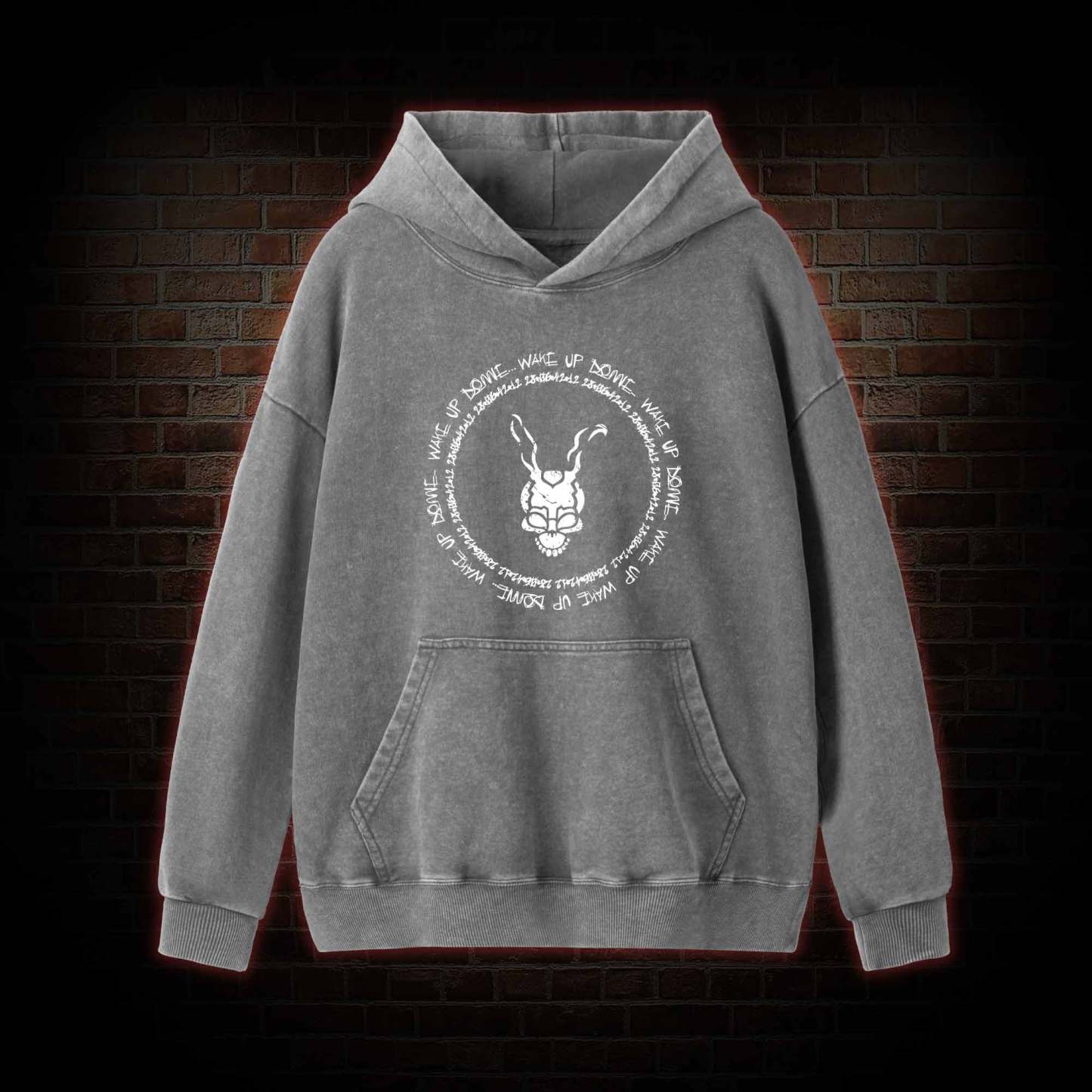 Wake Up Donnie Washed Hoodie