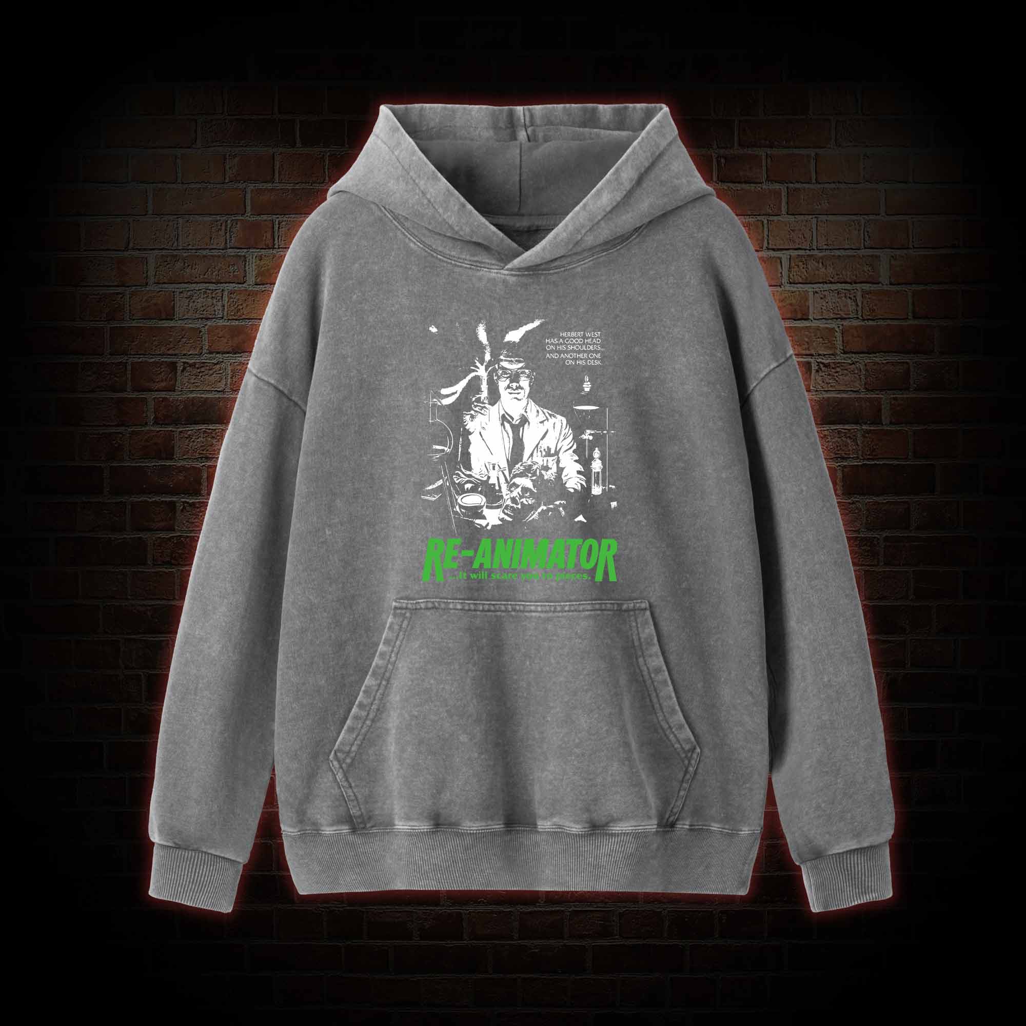 Fright Night Washed Hoodie