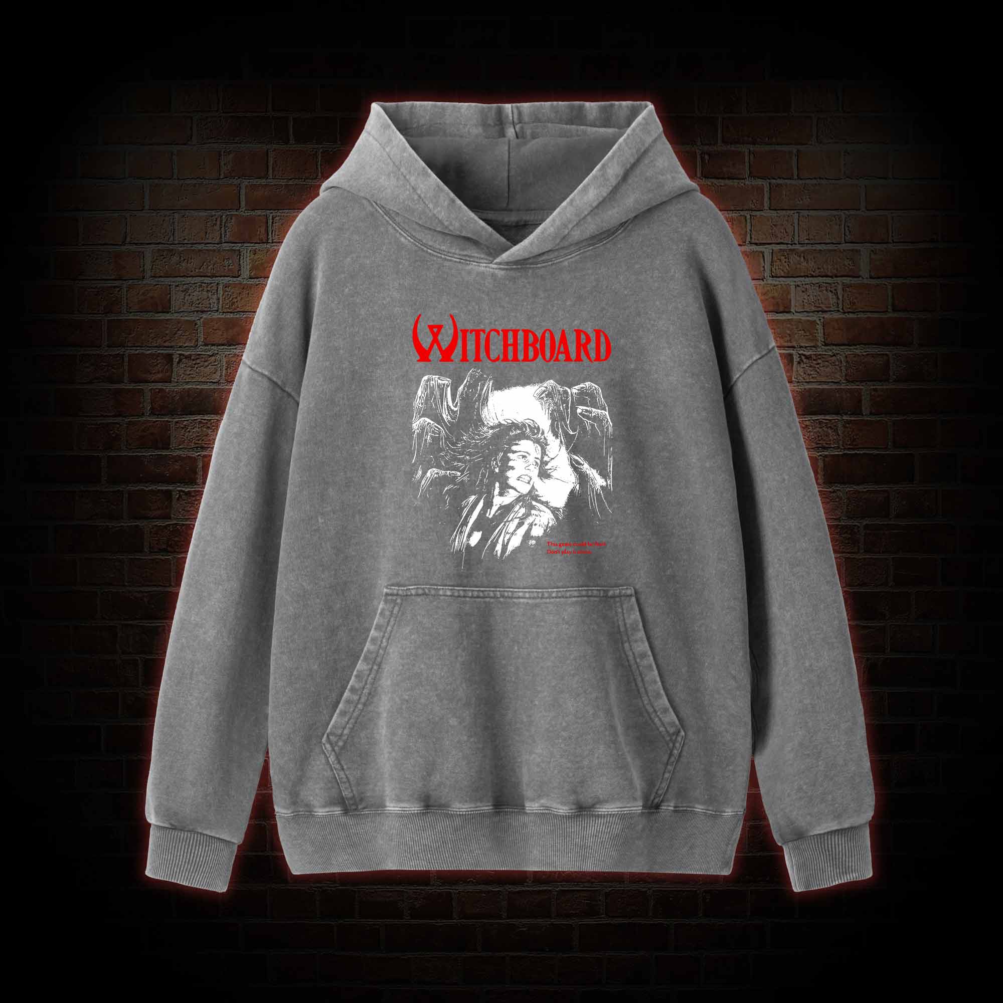 Witch Board Washed Hoodie