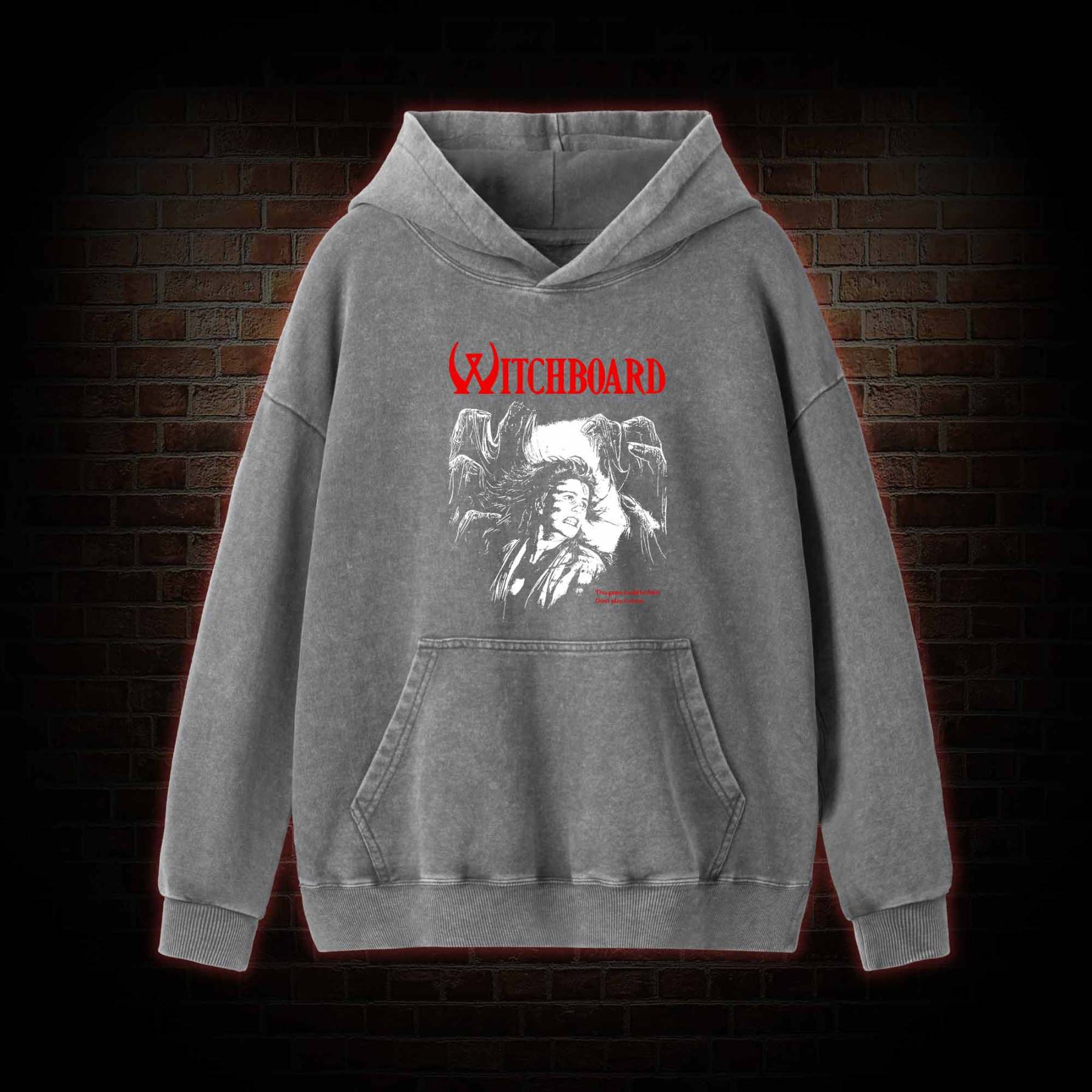 Witch Board Washed Hoodie
