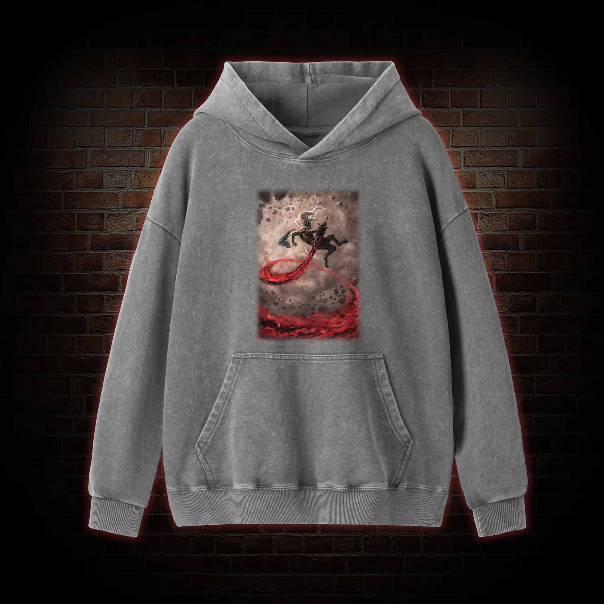 Blood Sword Washed Hoodie