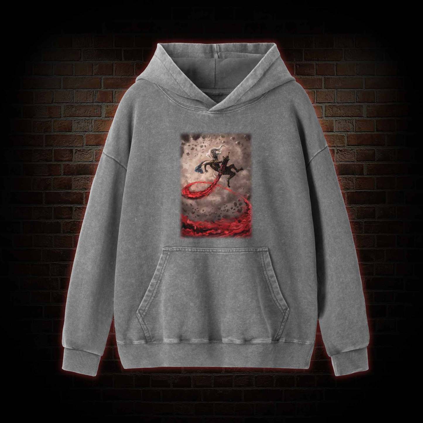 Blood Sword Washed Hoodie