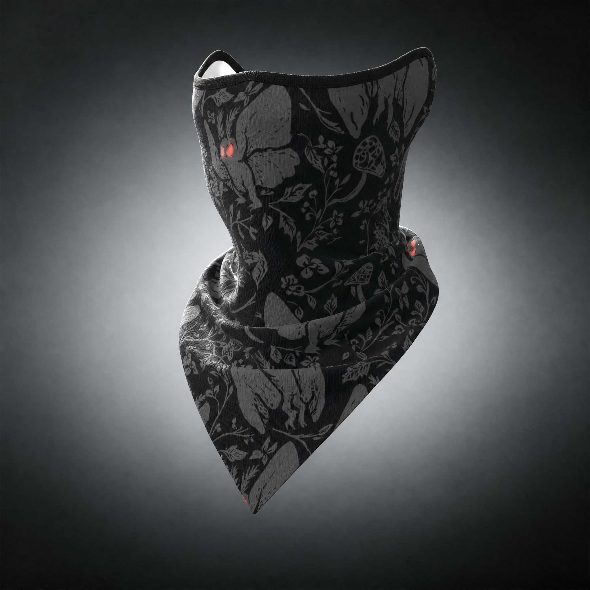 Mothman in the Jungle Mesh Face Shield
