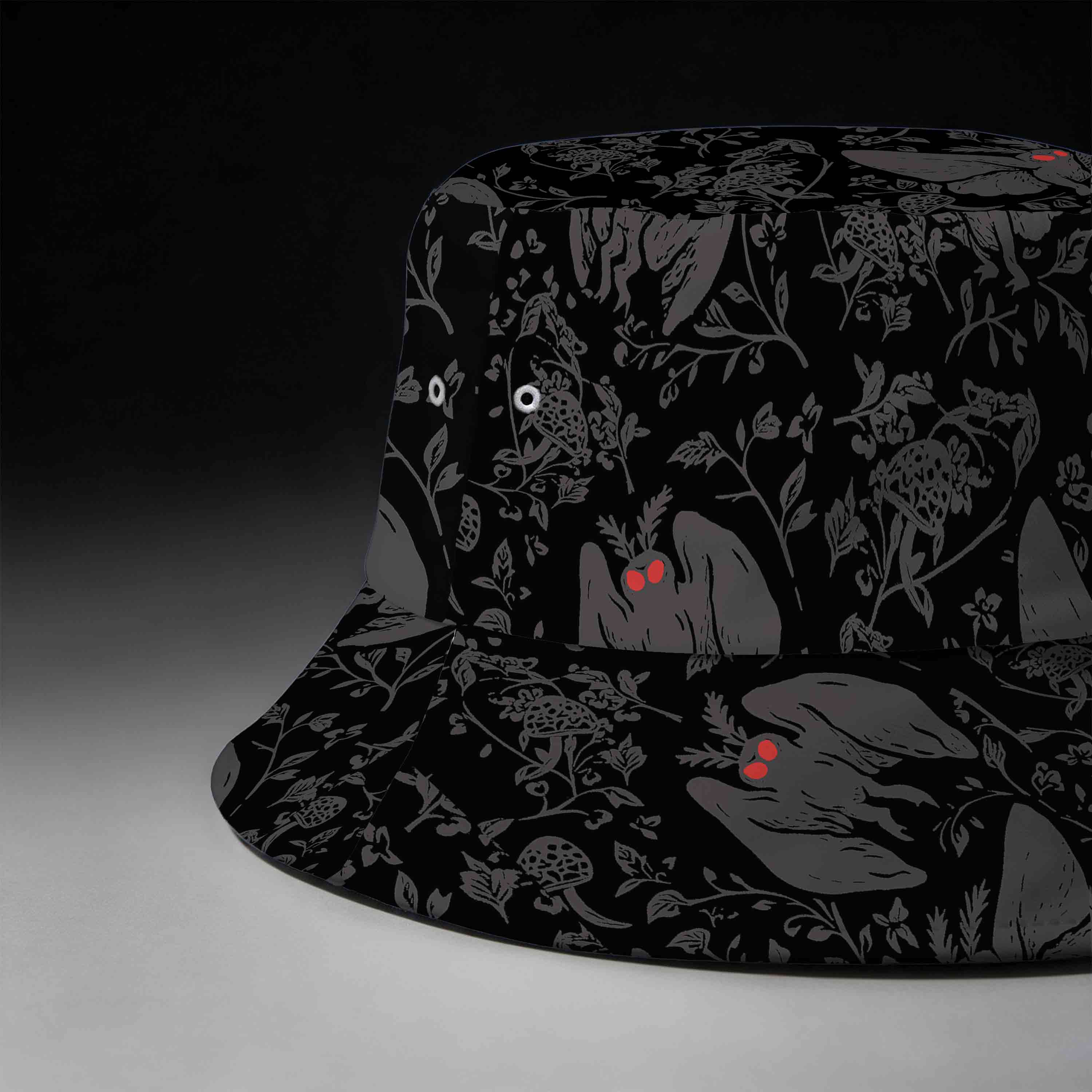 Mothman-in-the-Jungle Bucket Hat