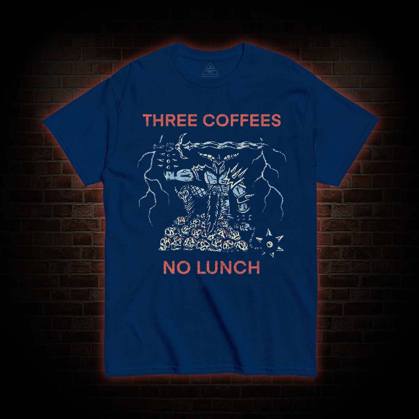 Three Coffees No Lunch T-shirt
