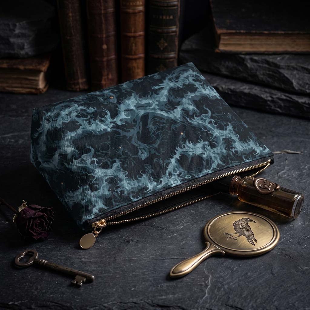 Wave-Wide Makeup Bag