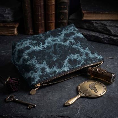 Wave-Wide Makeup Bag