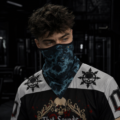 Wave Wide Mesh Face Shield