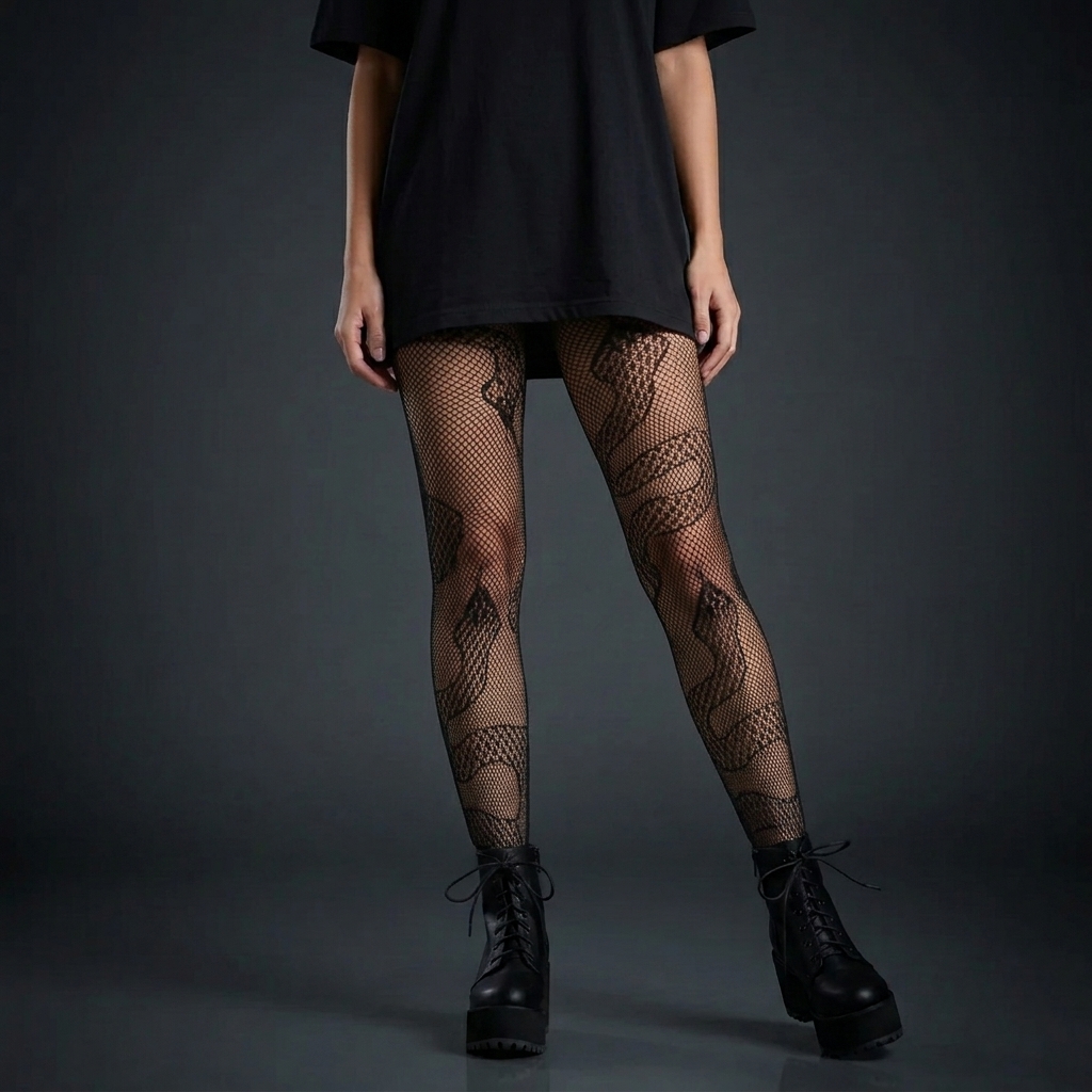 Snake Women's Net Tights