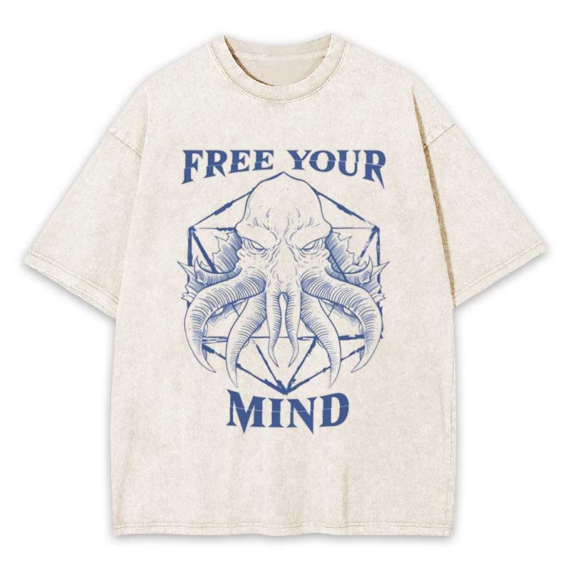 Free Your Mind Mind Flayer Washed T-shirt