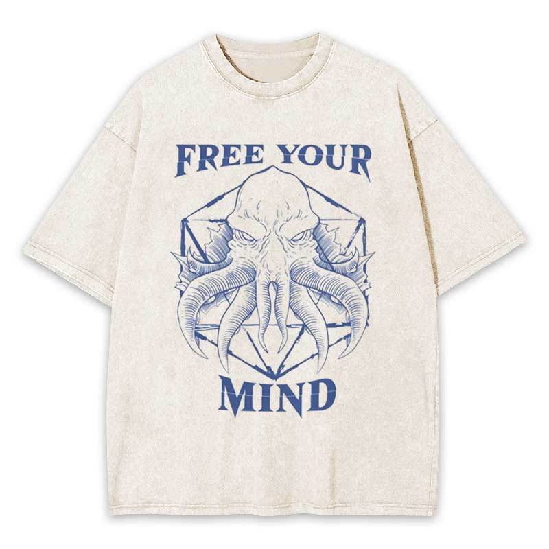 Free Your Mind Mind Flayer Washed T-shirt