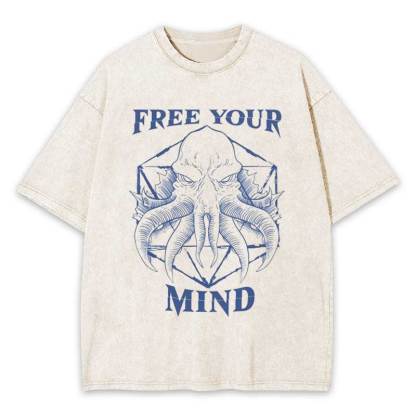 Free Your Mind Mind Flayer Washed T-shirt