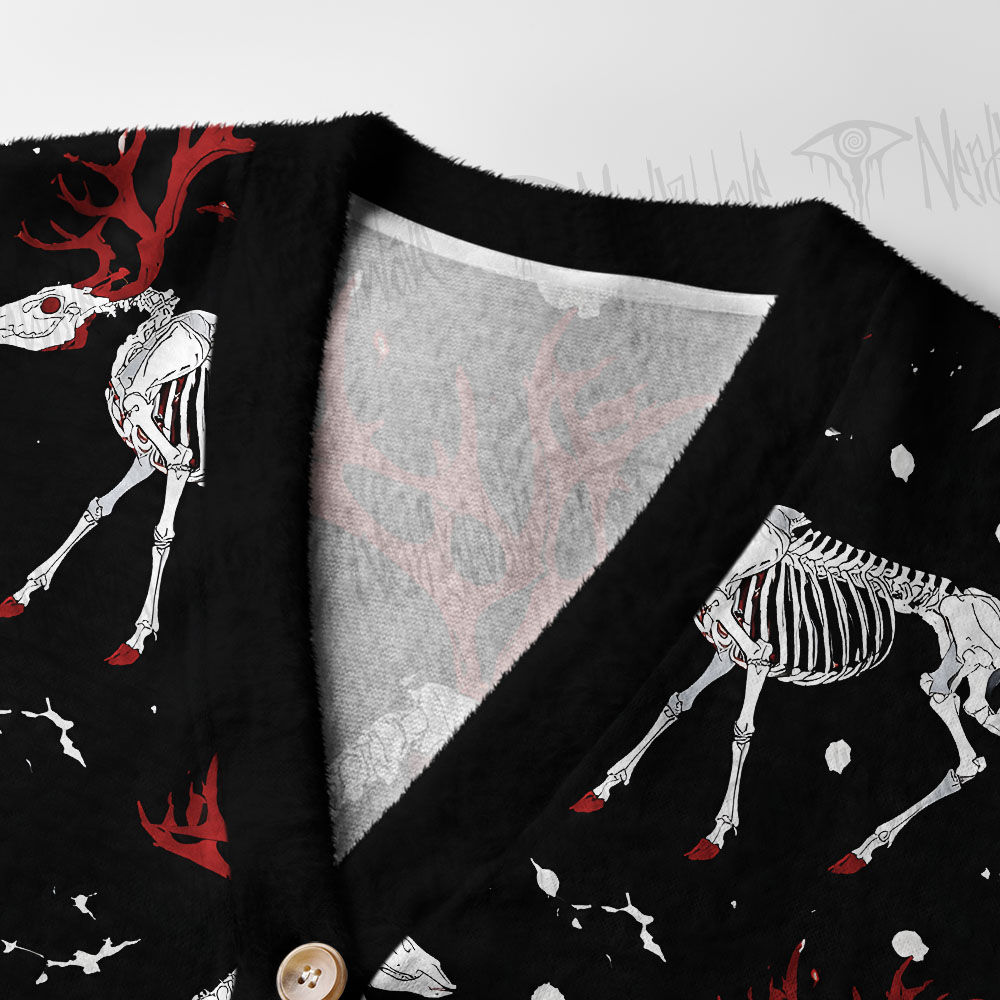 Dead Deer Walking Women's Cardigan Sweater