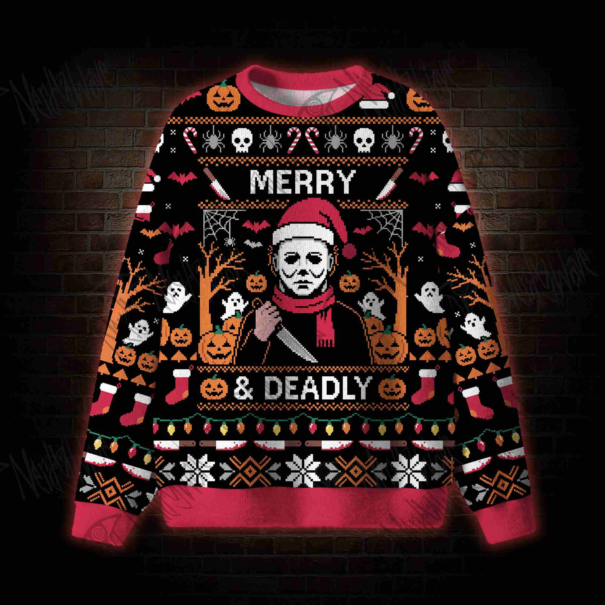 Merry and Deadly Ugly Sweatshirts
