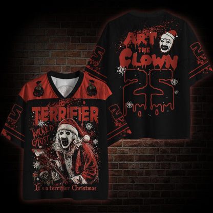 Art The Clown Terrifier Christmas Mesh Jersey