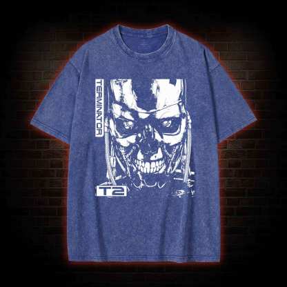 Terminator T2 Film Washed T-shirt