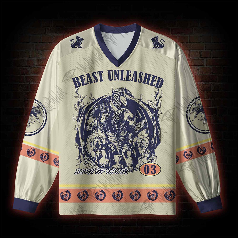 Born of Chaos V-Neck Long Sleeve Jersey