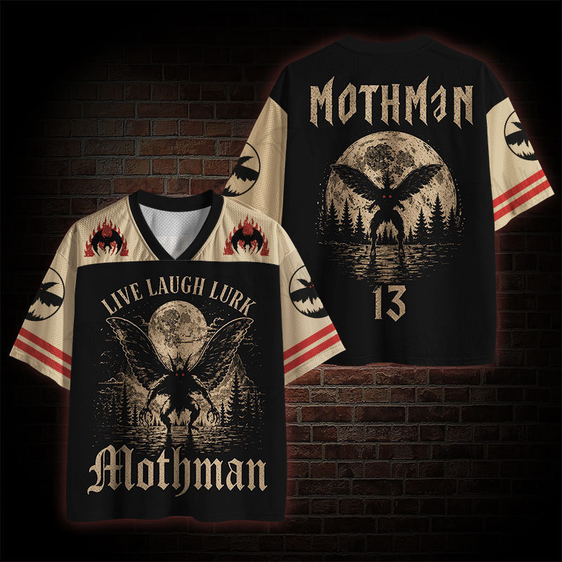 Live Laugh Lurk Mothman Mesh Jersey