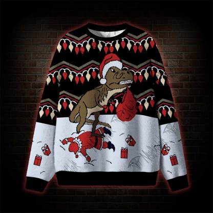 T-Rex Dinosaur Ugly Sweatshirts