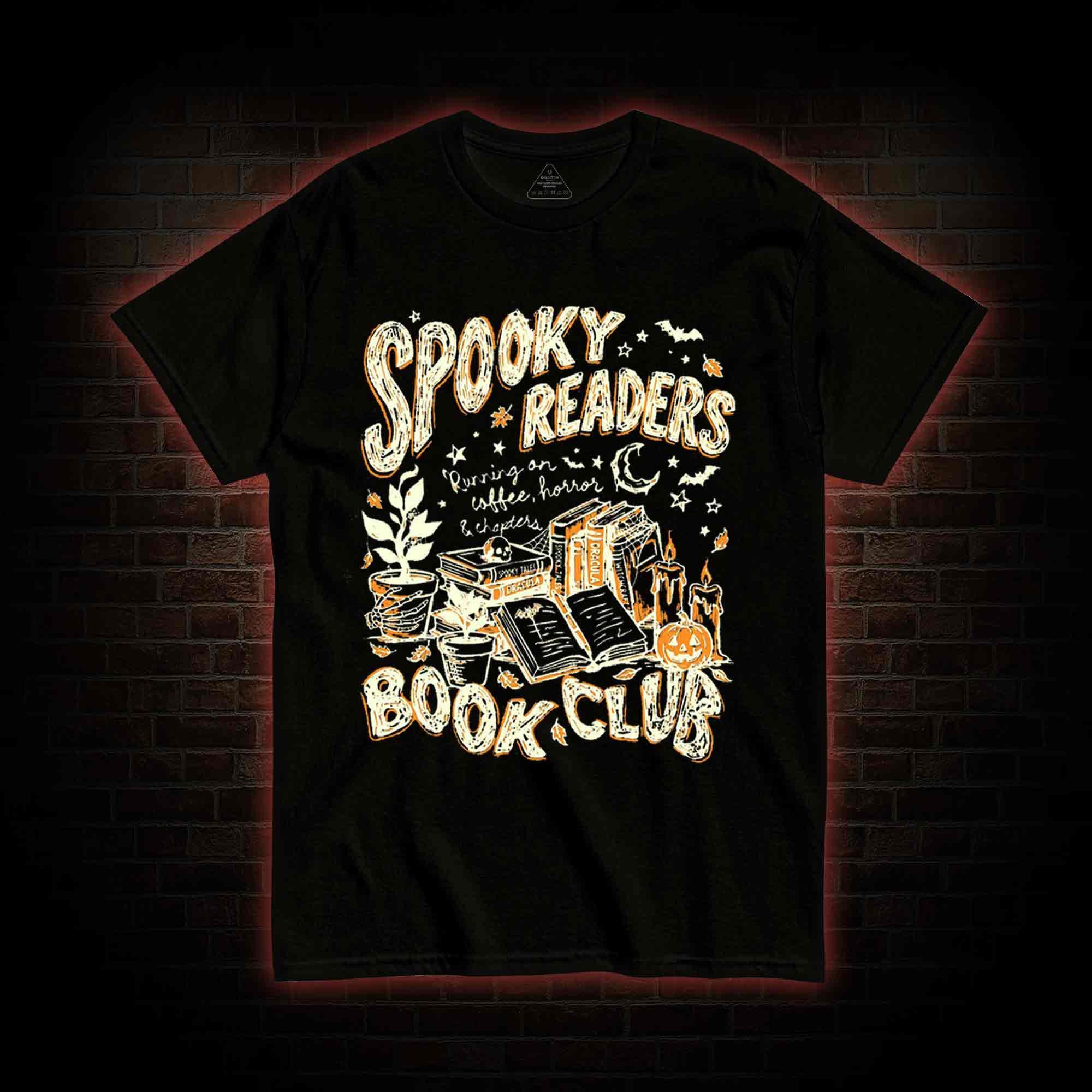 Spooky Readers Book Club Halloween T-shirt