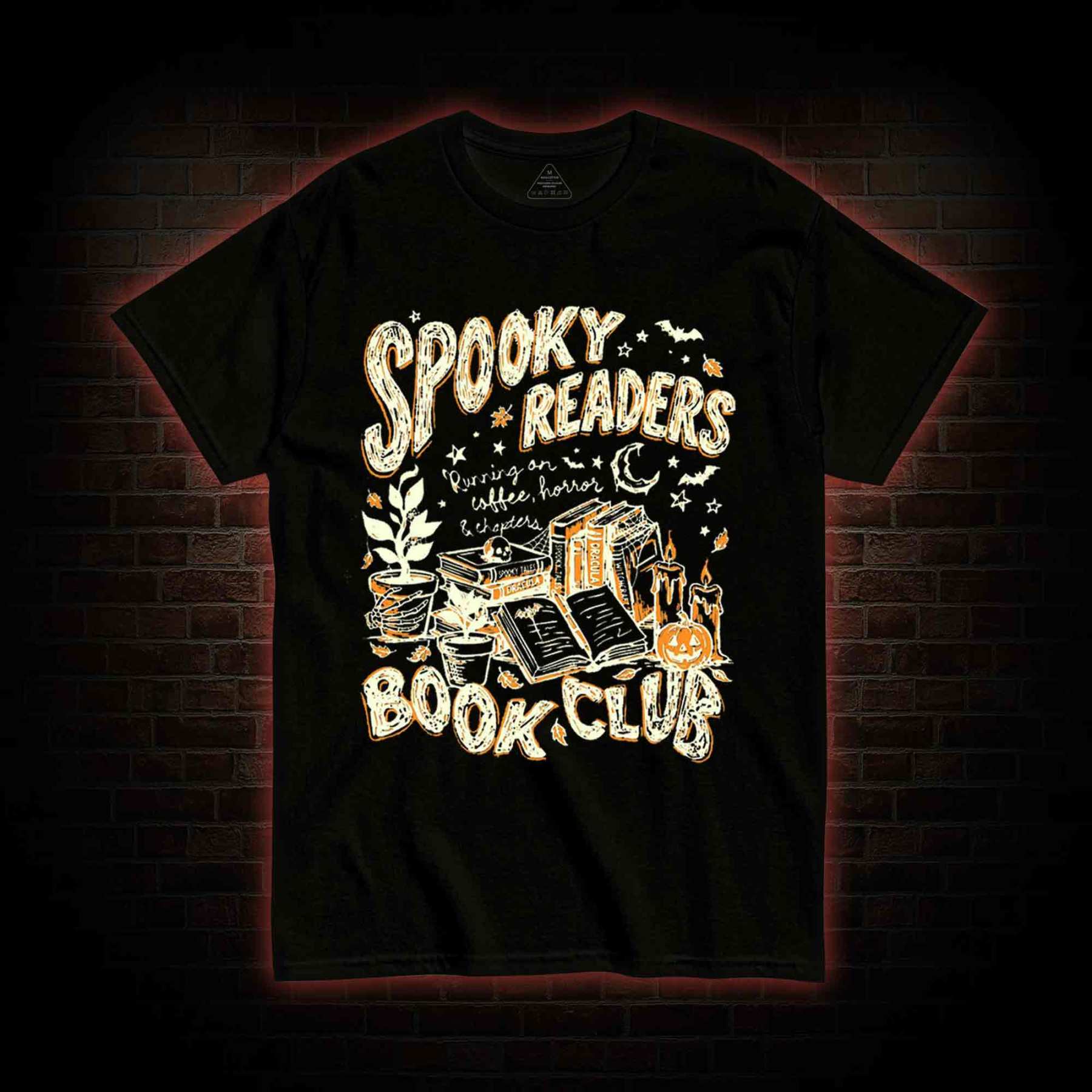 Spooky Readers Book Club Halloween T-shirt