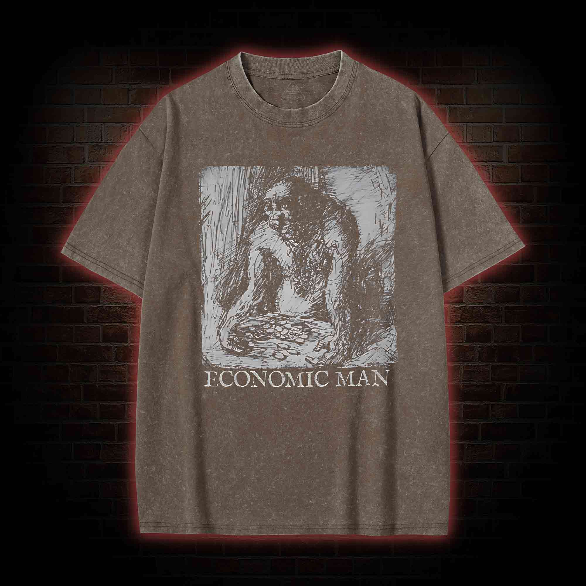 Economic Man Washed T-shirt
