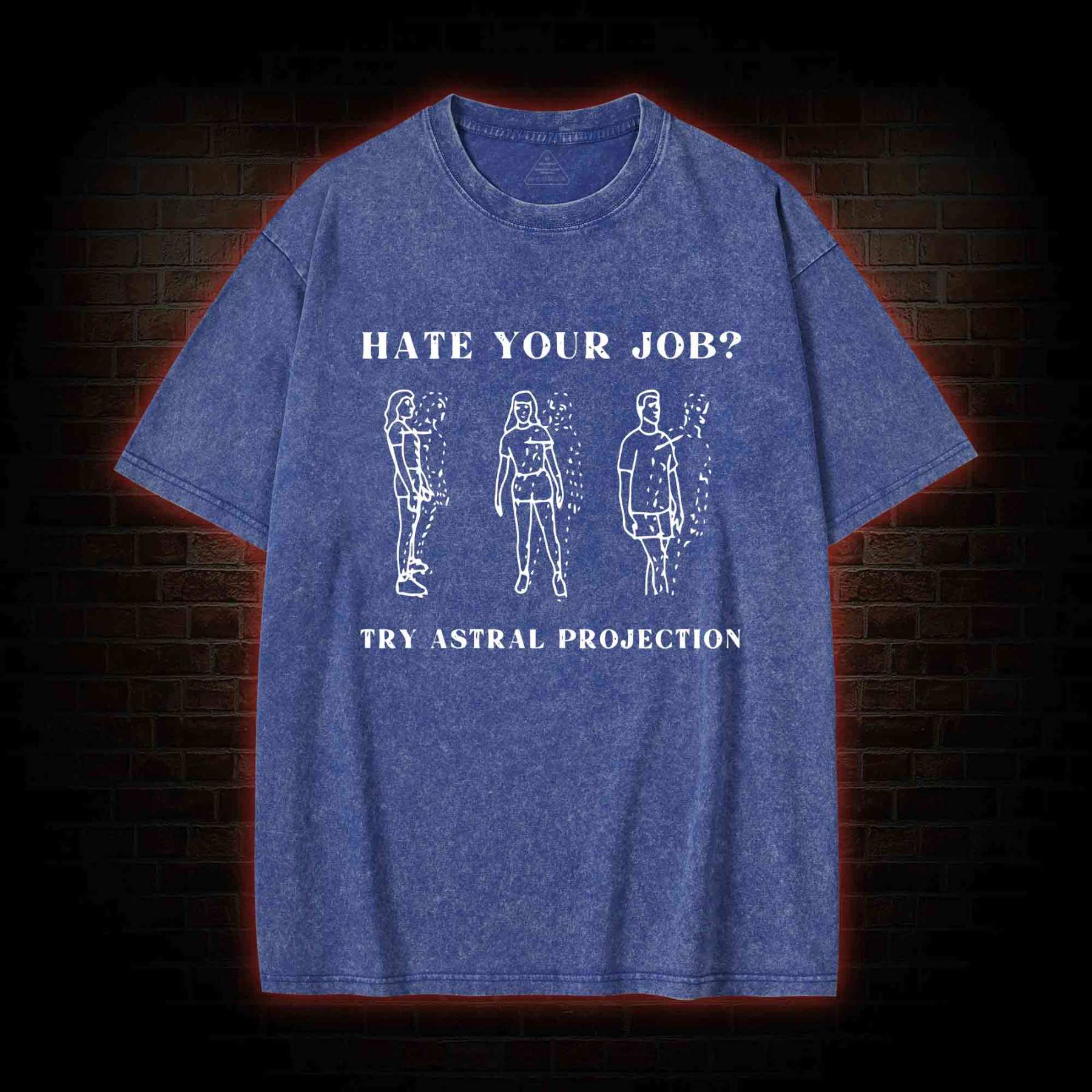 Heat Your Job? Try Astral Projection Washed T-shirt
