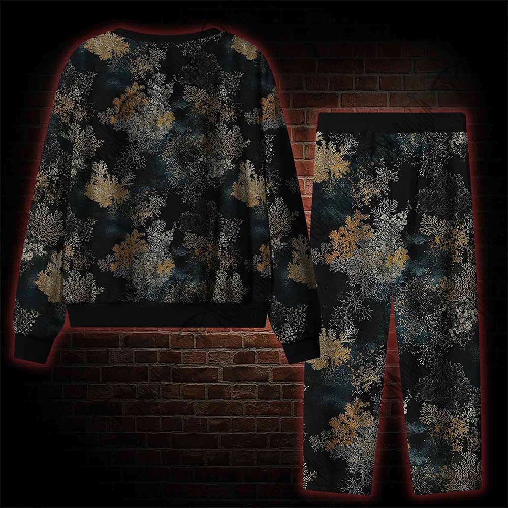 Overlooking the Dark Forest Cozy Pajama Sets