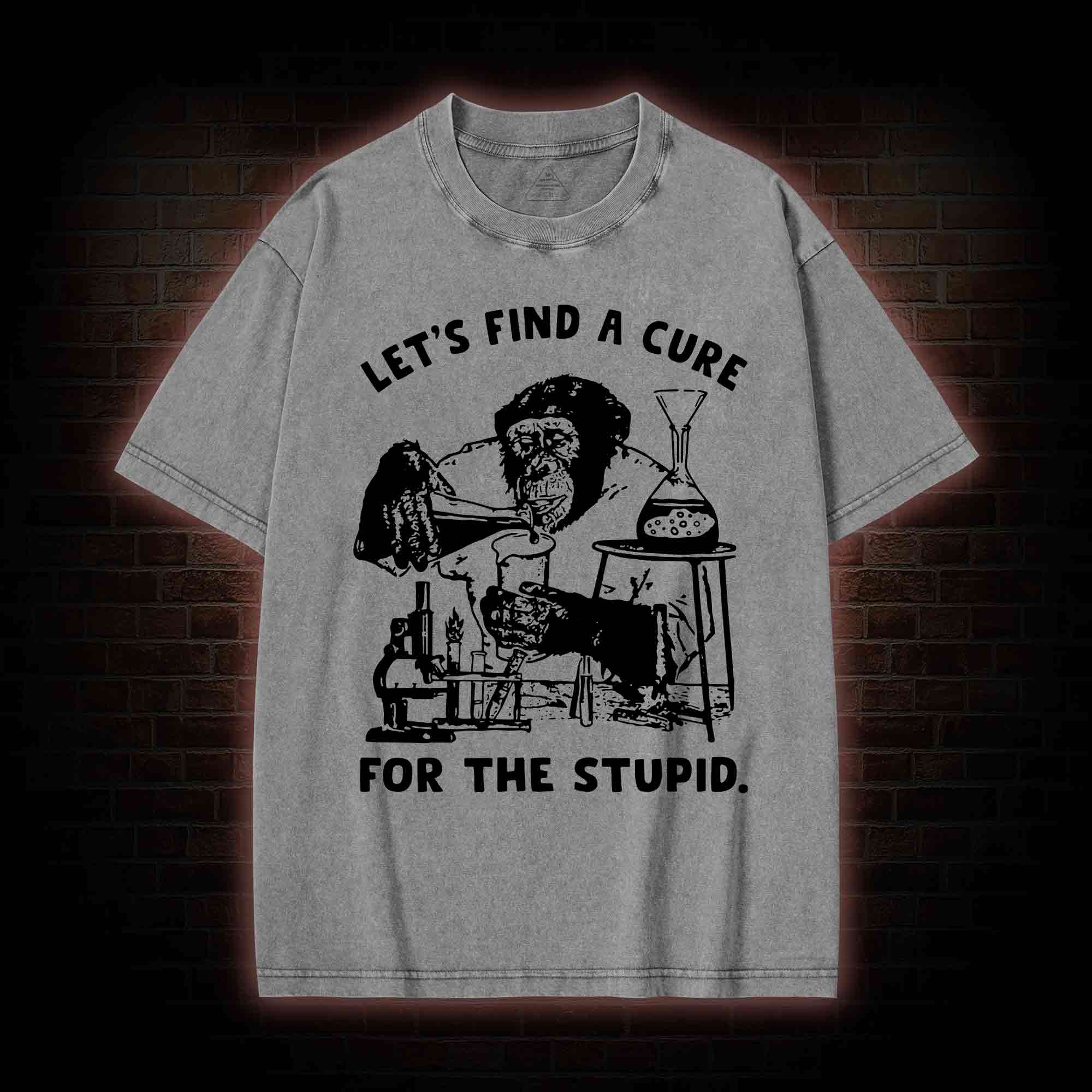 Let's Find A Cure Washed T-shirt