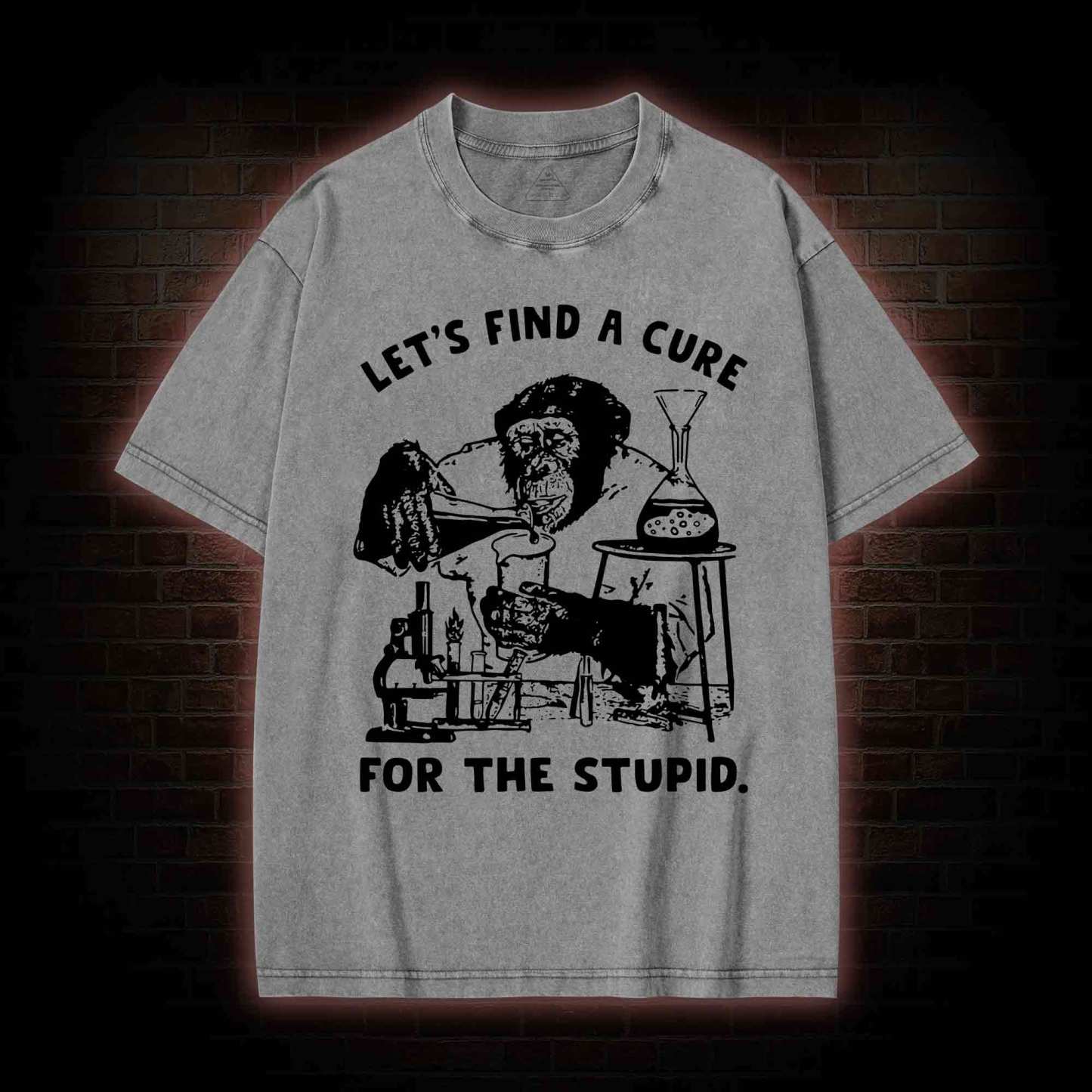 Let's Find A Cure Washed T-shirt