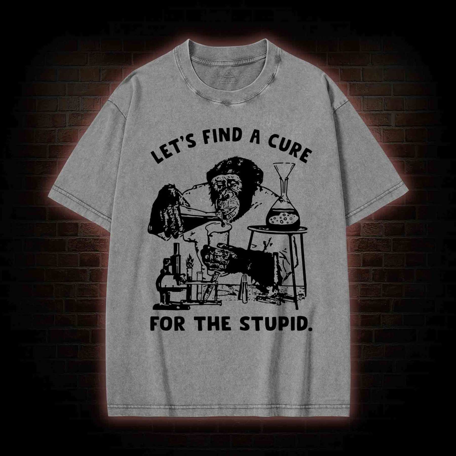 Let's Find A Cure Washed T-shirt