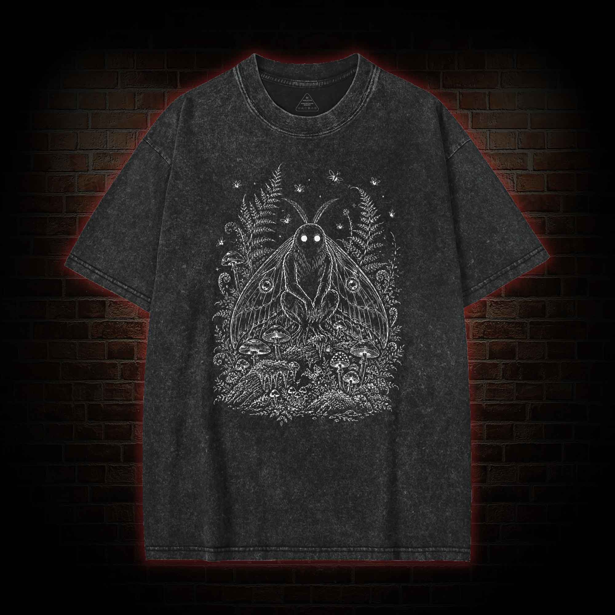 Mothman Folklore Washed T-shirt