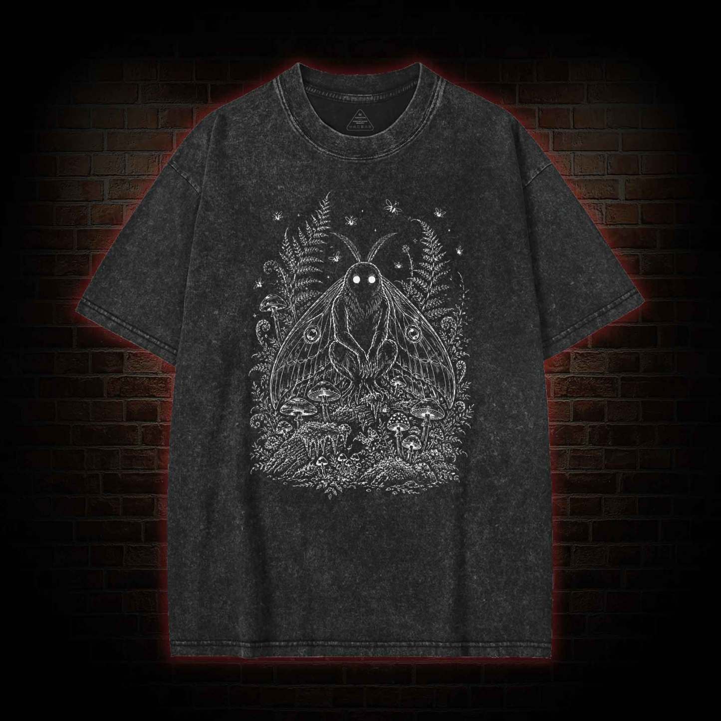 Mothman Folklore Washed T-shirt