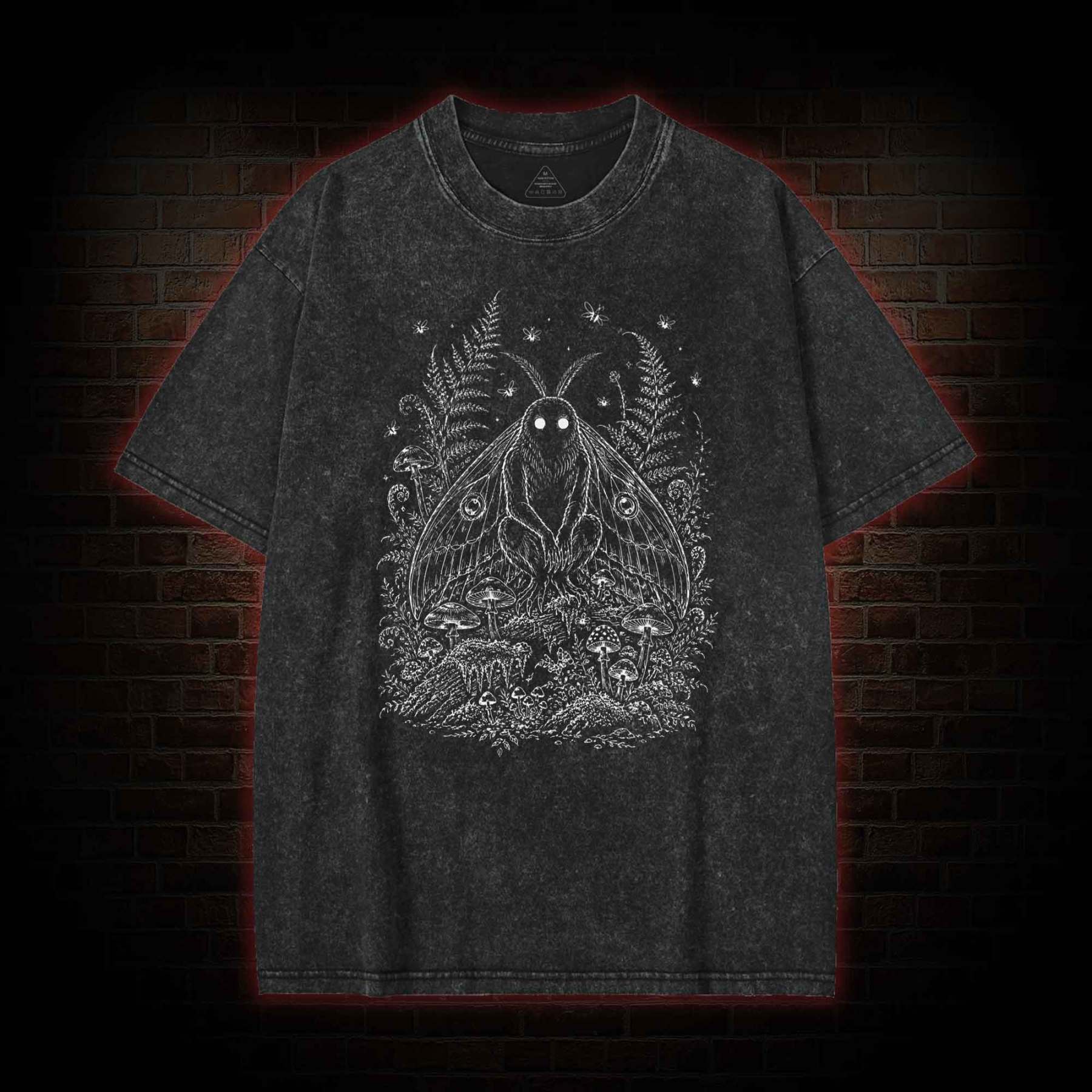 Mothman Folklore Washed T-shirt