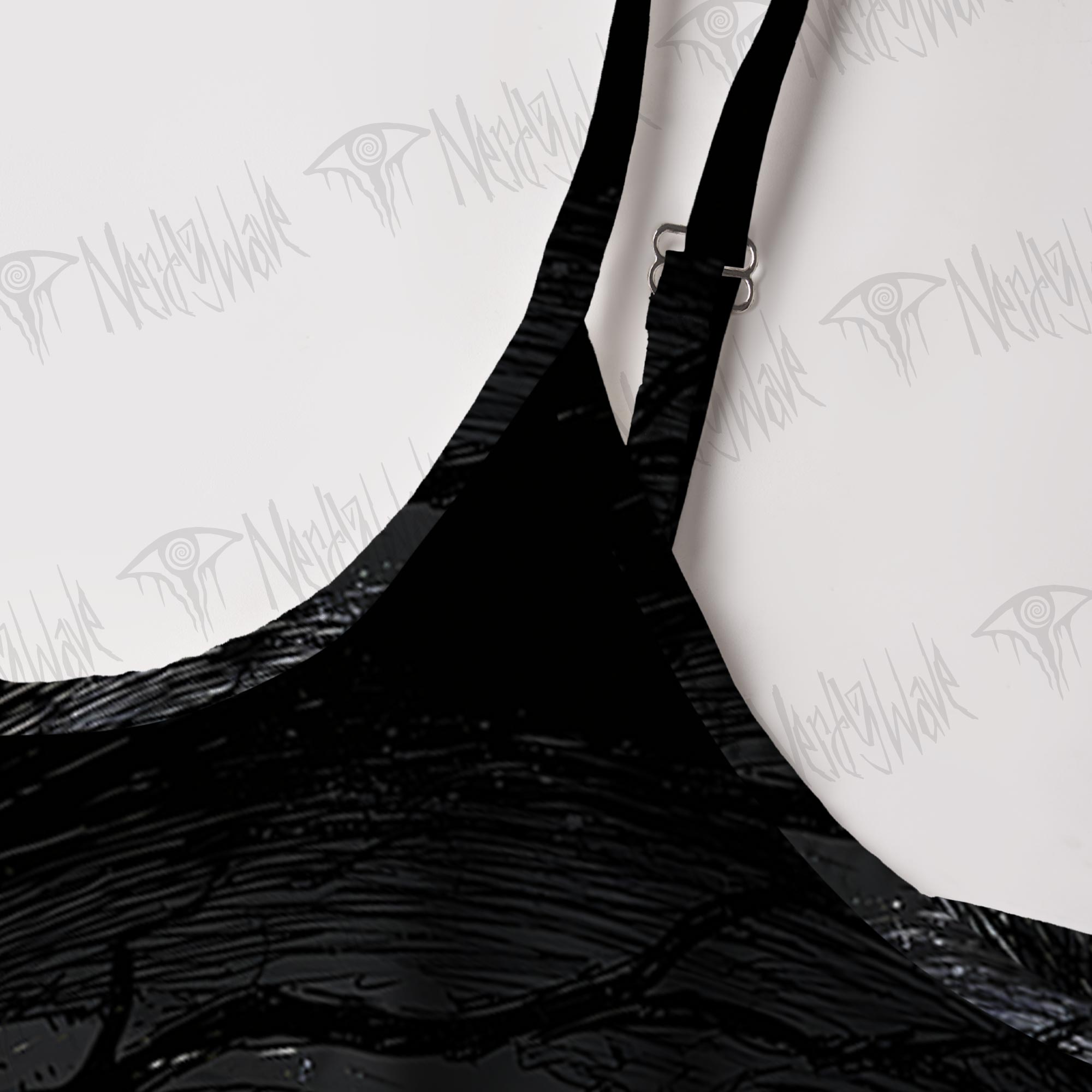 Celestial Cheshire Cat Galaxy Strap Midi Sundress