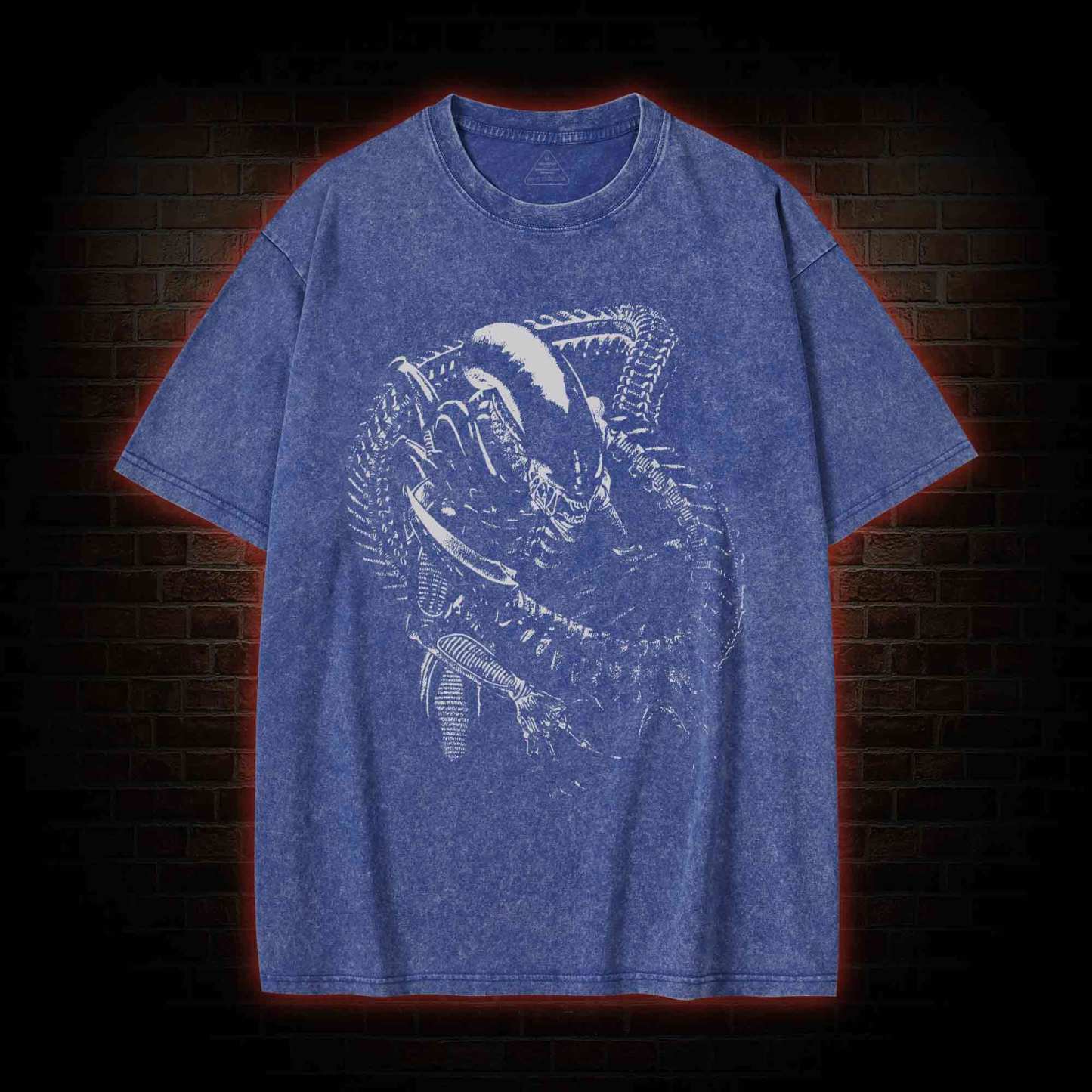Alien Inspired Horror Washed T-Shirt