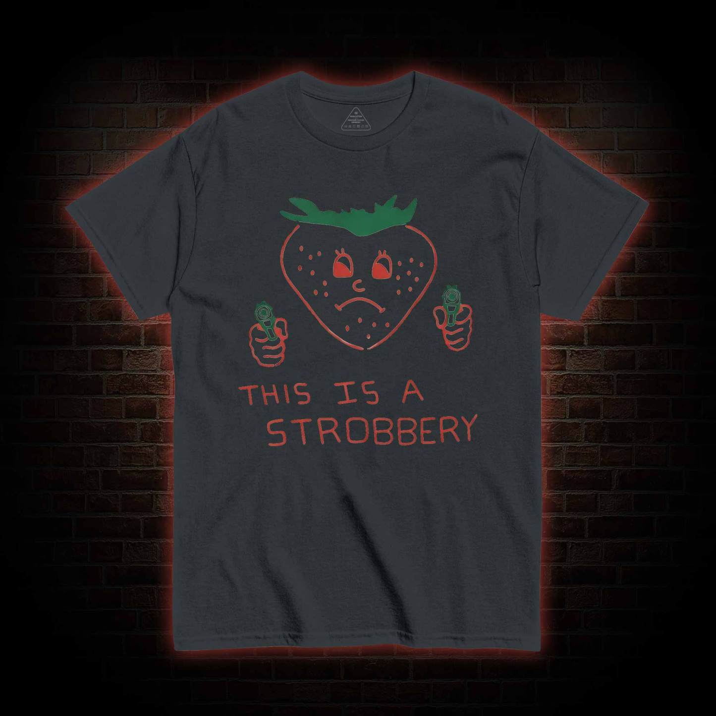 This is a Strobbery T-shirt