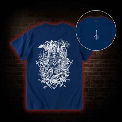 Hello Good Hunter Back Print T-Shirt