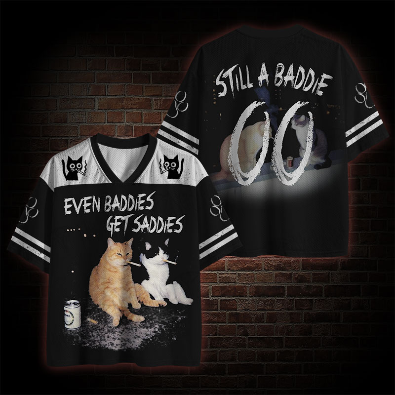 Even Baddies Get Saddies Mesh Jersey