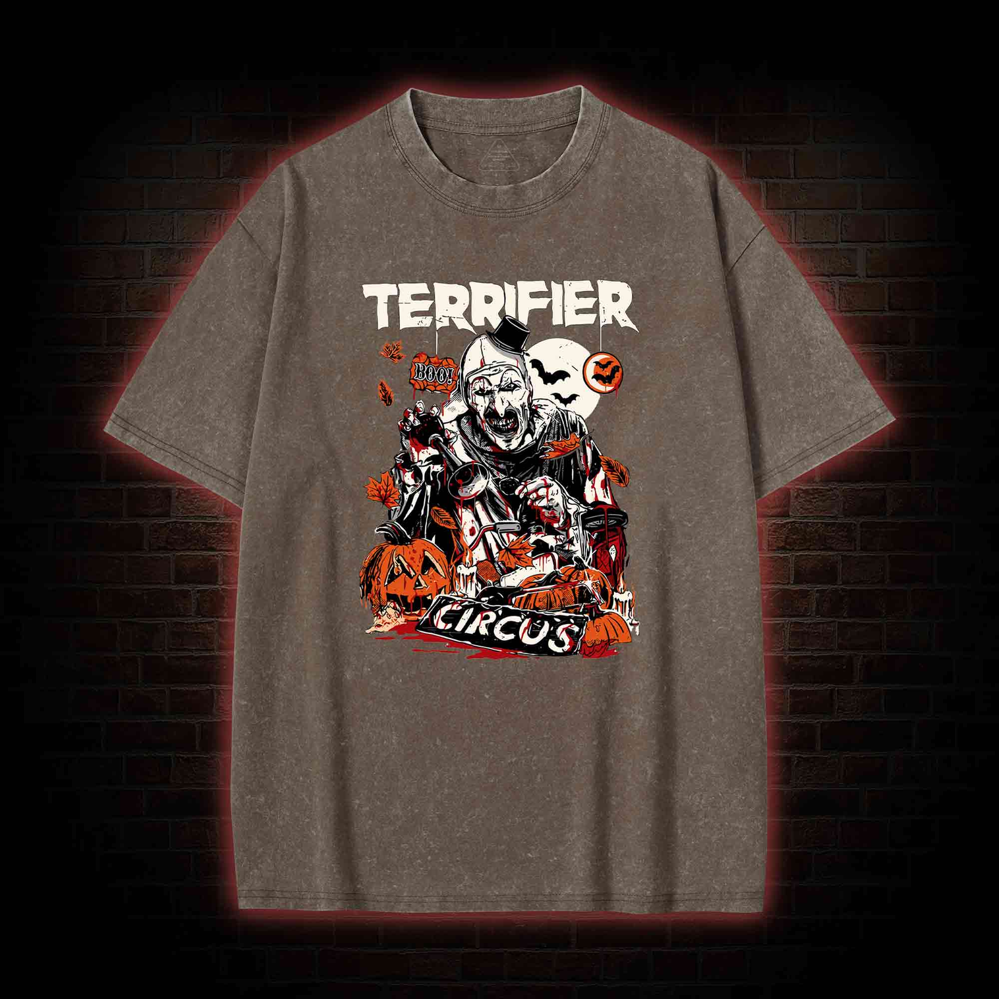 Terrifier Art the Clown Washed T-shirt
