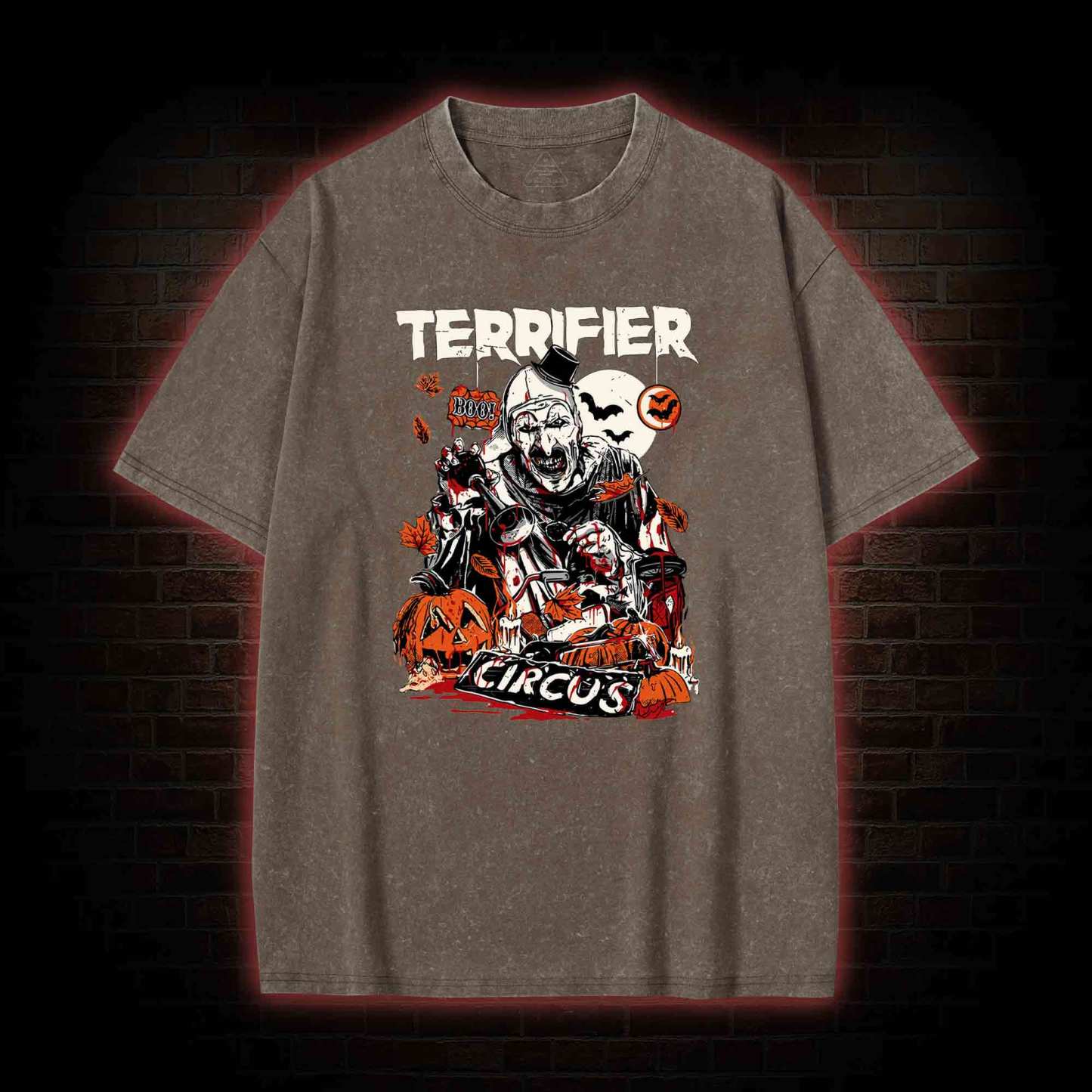 Terrifier Art the Clown Washed T-shirt