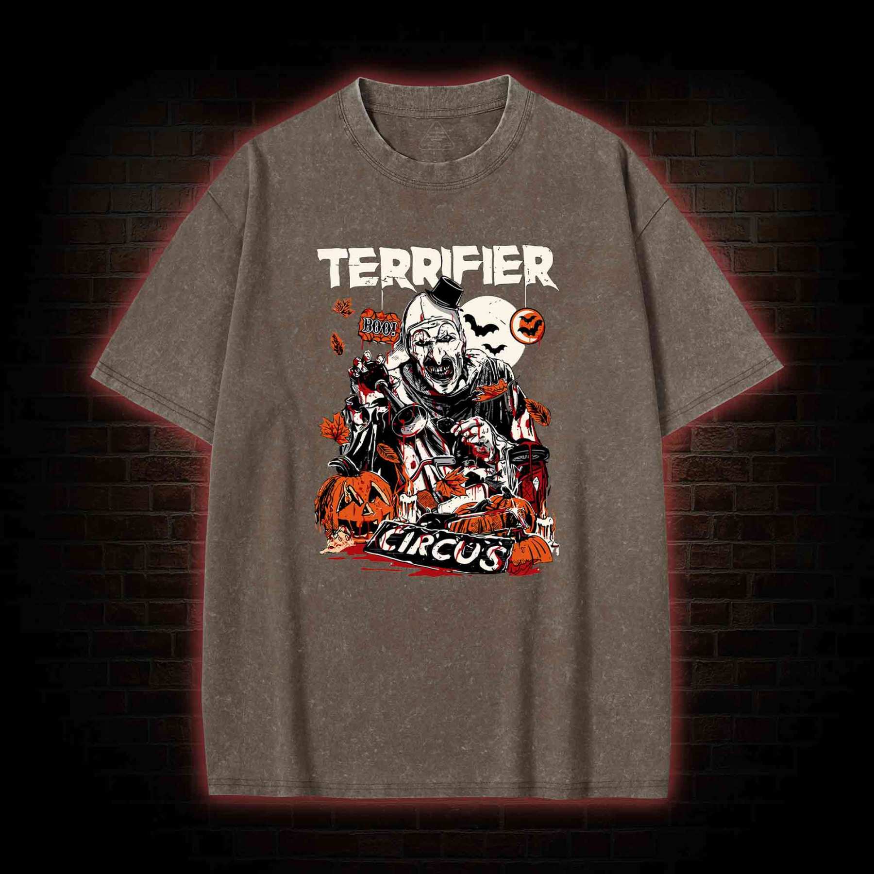 Terrifier Art the Clown Washed T-shirt
