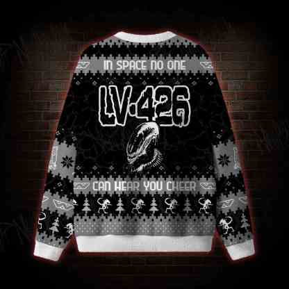 Space Scream Ugly Sweatshirts