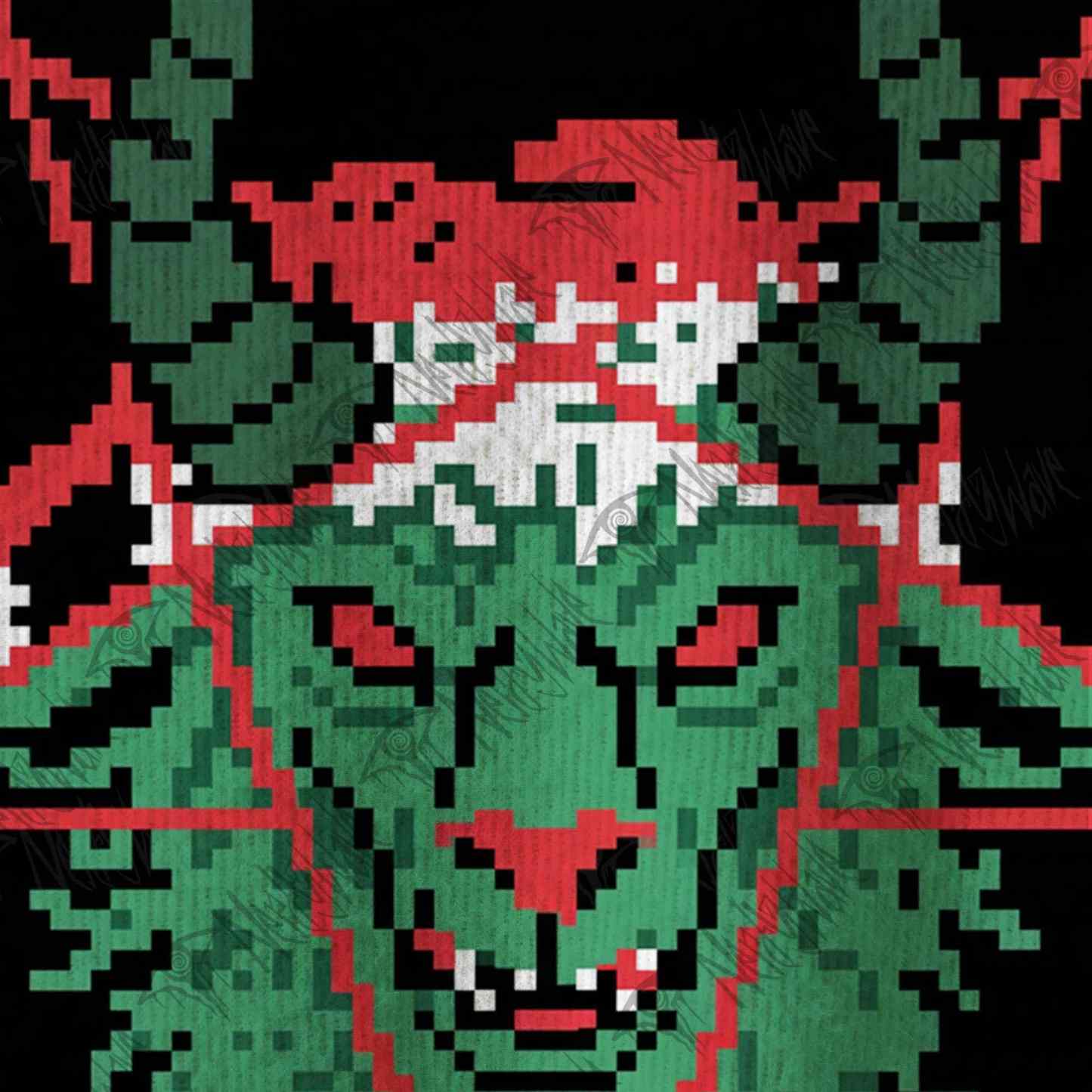Worship Santa Ugly Sweatshirts