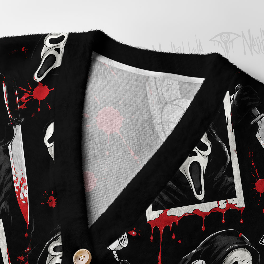 Scream Horror Women's Cardigan Sweater
