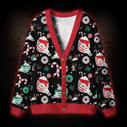 Creepmas Vibes Cardigan Sweater