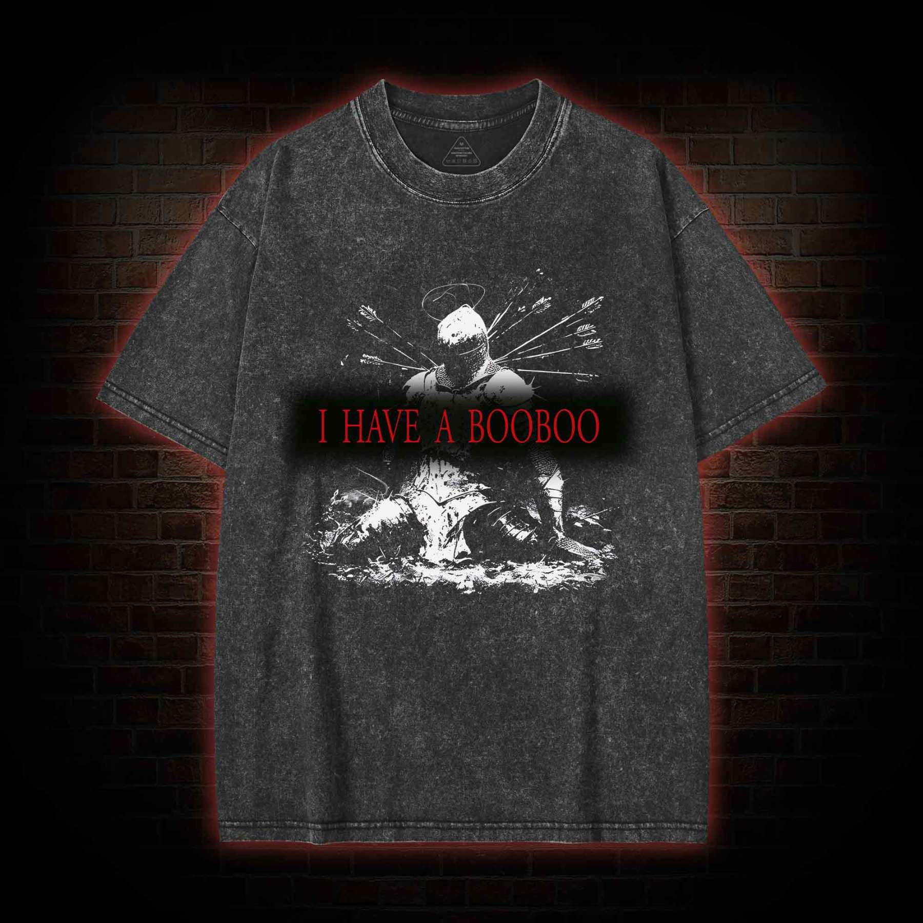 I Have a Booboo Washed T-shirt