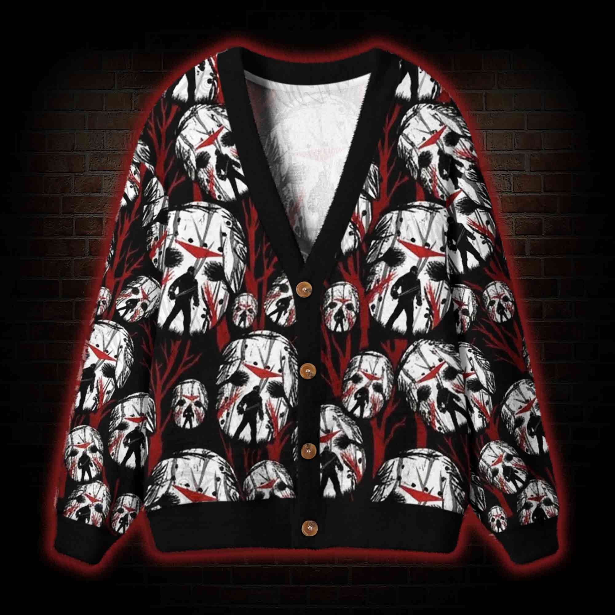 Friday Horror Night Cardigan Sweater